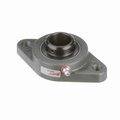 Browning Mounted Cast Iron Two Bolt Flange Ball Bearing - 52100 Steel, Black Oxided Inner - Setscrew Lock VF2S-216